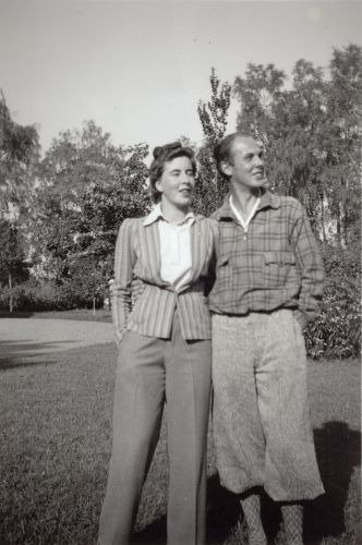 Vivica & Göran Schildt. 1930-tal.
Vivica Bandlers arkiv, Svenska litteratursällskapet i Finland.