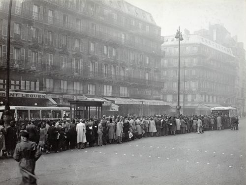 Gare du Nord, Paris. 1940-tal.
Vivica Bandlers arkiv, Svenska litteratursällskapet i Finland.