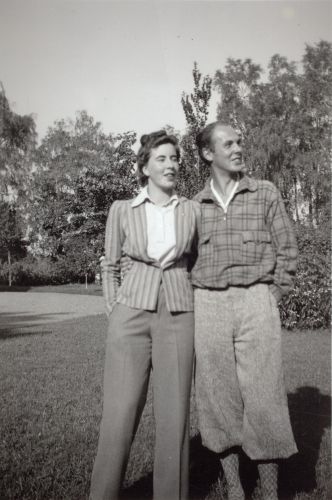 Vivica & Göran Schildt. 1930-luku.
Vivica Bandlers arkiv, Svenska litteratursällskapet i Finland.